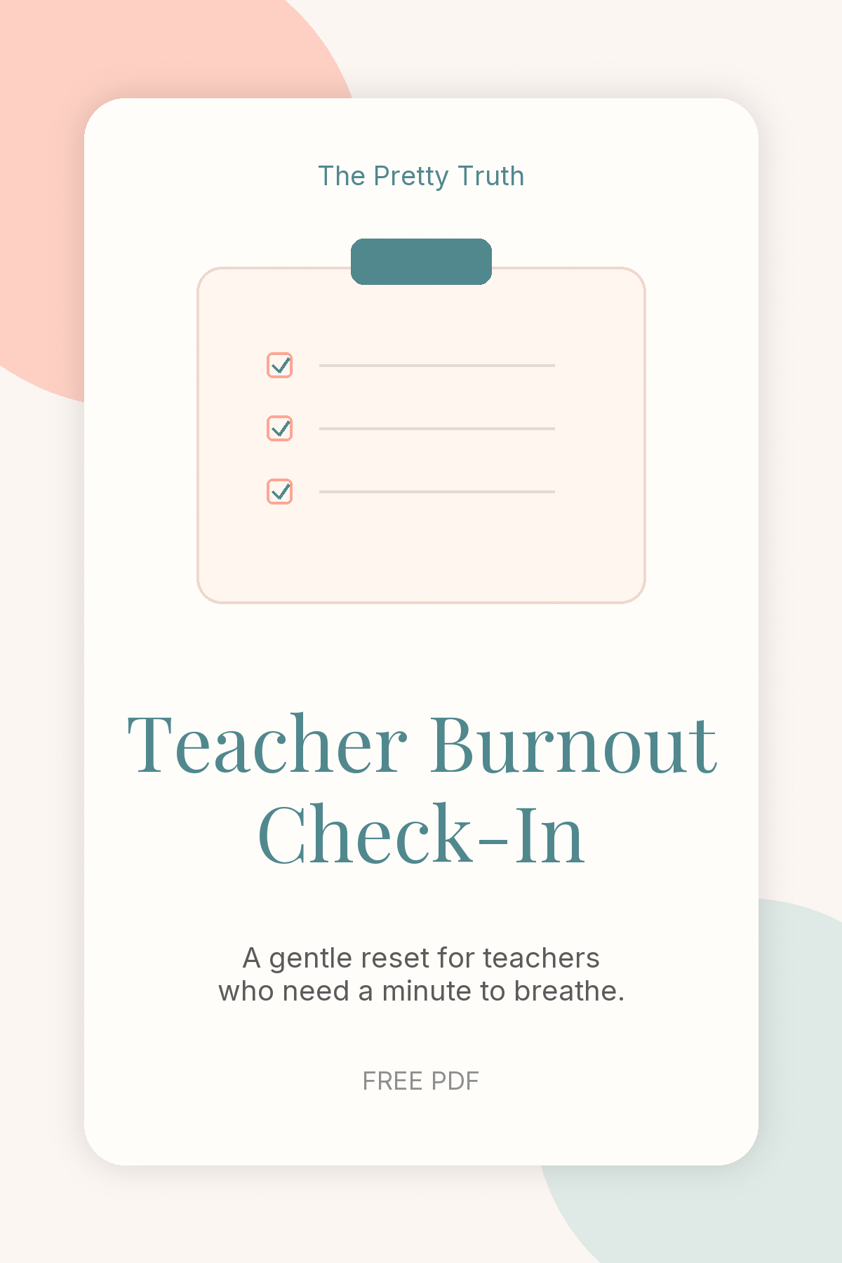 Teacher Burnout Check-In thumbnail