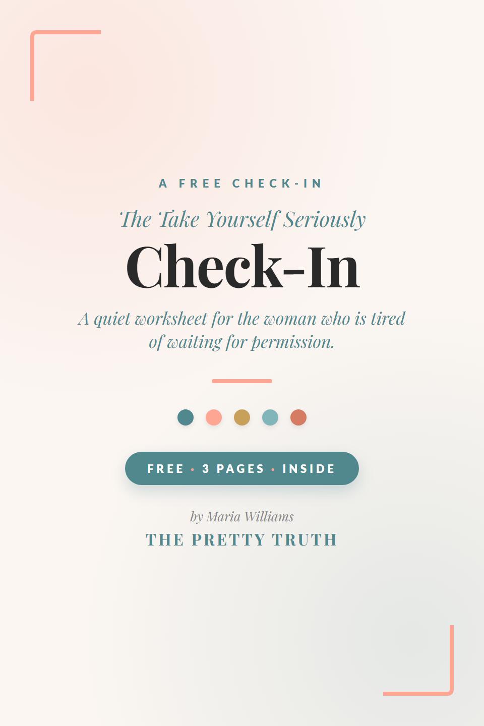 The Take Yourself Seriously Check-In thumbnail